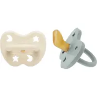Hevea Sutter - 3-36 mdr - 2-pak - Naturgummi - Milky White/Grey - - 3-36 mdr - Sutter