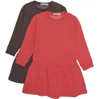 Minymo Sweatkjoler - 2-pak - Tomato Puree - - 3 år (98) - Kjole