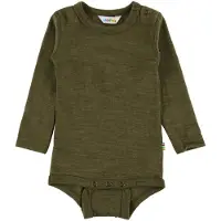 Joha Body l/æ - Uld - Mos Grøn - - 100 - Body L/Æ