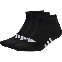 Adidas Ankelstrømper - 3-pak - Sort m. Hvid - - 46/48 - Strømper