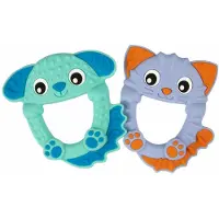 Playgro Bideringe - 2-pak - Hund & Kat - - OneSize - Bidering