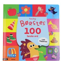 Alvilda Minisjang - Børstes 100 første ord - Løft flappern - Børnebog - Papbog