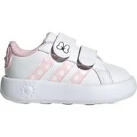 Adidas Sportssko 'GRAND COURT MINNIE CF I' champagne / lyserød / hvid