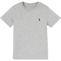 Ralph Lauren Polo Ralph Laurentil drenge. 322832904039 Grå strikket T-shirt i bomuldsjersey (3años= 102/108cm), Klassisk, Korte ærmer, børnetøj