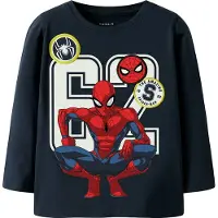 Name it Shirts 'NMMDEEP SPIDER' navy / rød / hvid