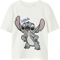 Name It Kids Bluser & t-shirts 'NKFAkun Stitch' grå / lilla / sort / offwhite