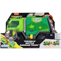 Turtles Skraldebil m. Lyd/Lys - Thrash N' Battle Garbage Truck - - OneSize - Bil