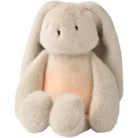 Liewood Bamse m. Lys og Lyd - Hattie Nynnende Kanin - Mist - - OneSize - Bamse
