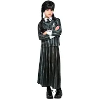 Rubies Udklædning - Wednesday Addams Deluxe School Uniform - - 11-12 år (146-152) - Udklædning