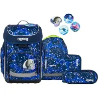 Ergobag Skoletaskesæt - Cubo - UnBearwater - - OneSize - Skoletaske