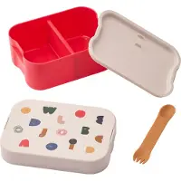 Liewood Madkasse m. Bestik - Kamil - 1,3 L - Characters/Sandy - - OneSize - Madkasse