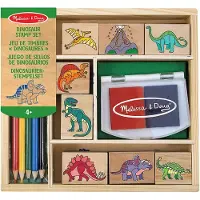 Melissa & Doug Stempelsæt - Dinosaur - - OneSize - Farvesæt