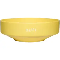 Design Letters favoritskål large Ø22 cm Yellow