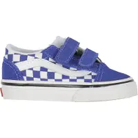 Vans Sko - Old Skool V - Theory - Blå/Hvidternet - - 21,5 - Sko