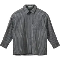 Sofie Schnoor Skjorte - Grey Striped - - 10 år (140) - Skjorte