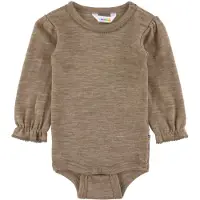Joha Body l/æ - Uld/Silke - Beige Melange - - 100 - Body L/Æ