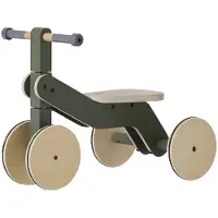Flexa Løbecykel - Indendørs - Træ - Play - Dusty Green/Birch Ply - - OneSize - Løbecykel