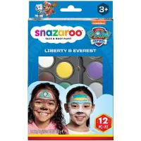 Snazaroo Ansigtsmaling - 12 Dele - Paw Patrol - Liberty & Evere - - OneSize - Sminke