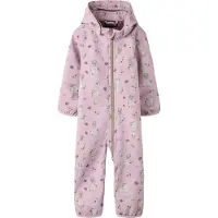 Name it Softshelldragt m. Fleece - NbfAlfa08 - Keepsake Lilac/Fl - - 50/56 - Softshell