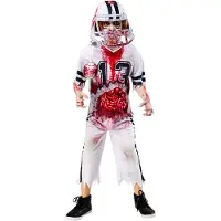 Rubies Udklædning - Zombie American Footballer - - 11-13 år (146-158) - Udklædning