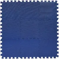 BabyDan Legegulv - 90x90 cm - Blå - - OneSize - Legegulv