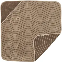 Leander Babyhåndklæde - Hoodie - 80x80 cm - Mocca - - OneSize - Babyhåndklæde