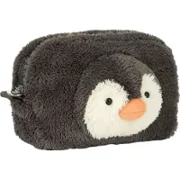 Jellycat Taske - 13x19 cm - Peanut Penguin Pouch - Grå - - OneSize - Taske