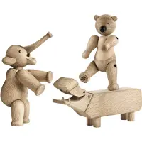 Kay bojesen Træfigurer - Sampak Liliput - 3 pak - Eg - - OneSize - Dekoration