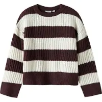 Name it Pullover burgunder / uldhvid