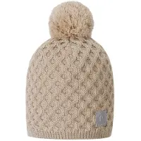 Reima Hue m. Fleece - Uld/Polyester - Nyksund - Light Oak m. Pom - - 48 cm - Hue