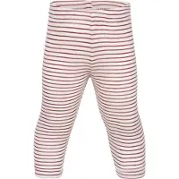 Engel Leggings - Uld/Silke - Natural/Orchid - - 86/92 - Leggings - Uld