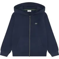 Lacoste Cardigan - LCB Core Fleece Full Zip - Marine - - 14 år (164) - Cardigan