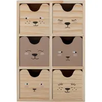 Bloomingville Opbevaringskasse - Calle - Natur - - OneSize - Opbevaring