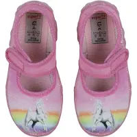 Superfit Hjemmesko 'Bonny' gul / lyselilla / lys pink / hvid