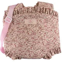 ASI Dukketilbehør - Dukkebæresele - Rosa/Blomster - - OneSize - Dukketilbehør