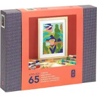 Djeco Kreasæt - Atelier 65 - Korssting - - OneSize - Kreasæt