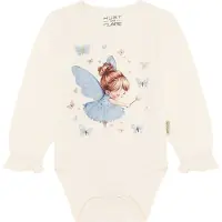 Hust and Claire Body l/æ - HCBritt Baby Fairy - Ivory - - 2 år (92) - Body L/Æ
