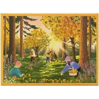 ViSSEVASSE Puslespil - 1000 Brikker - 63x45 cm - Forest Treasure - - OneSize - Puslespil