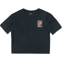 Roxy T-Shirt - Eve Oversize - Anthracite m. Print - - 10 år (140) - T-Shirt