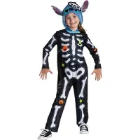Disguise Udklædning - Stitch Skeleton - - 5-6 år (110-116) - Udklædning