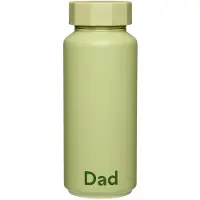Design Letters Termoflaske - 500 ml - Dad - Nile Green - - OneSize - Termoflaske