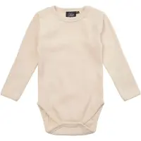 Sofie Schnoor Body l/æ - Off White - - 1 år (80) - Body L/Æ