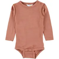 Joha Body l/æ - Uld - Rødbrun - - 100 - Body L/Æ