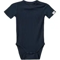Sofie Schnoor Body k/æ - Rib - Navy Blue - - 1½ år (86) - Body K/Æ