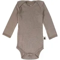 Pine Cone Body l/æ - Pointelle Dot - Mushroom - - 1½ år (86) - Body L/Æ