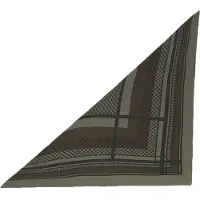 Lala Berlin Tørklæde - 180x80 - Triangle Double Heritage - Leaf - - OneSize - Tørklæde