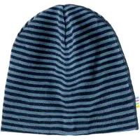 Joha Hue - Uld - 2-lags - Blå m. Striber - - 52 cm - Hue