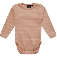 Sofie Schnoor Body l/æ - Stribet - Nougat - - 3 år (98) - Body L/Æ