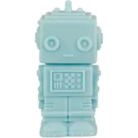 A Little Lovely Company Lampe - 14 cm - Robot - Smoky Blue - - OneSize - Natlampe