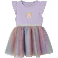 Name it Kjole - NbfHappi - Purple Rose - - 74 - Kjole